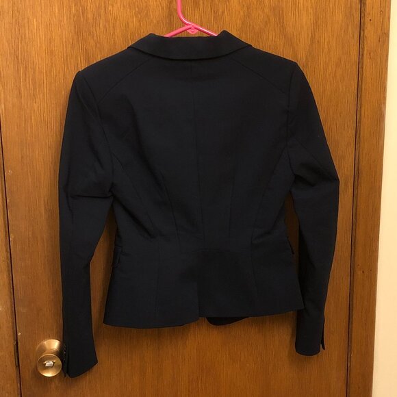 H&M Navy blue fitted blazer - Size 6 - Picture 5 of 7